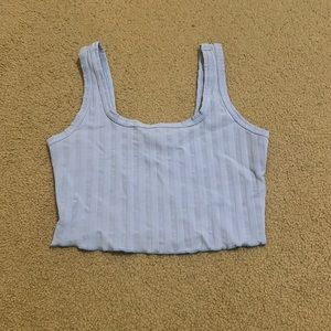 Aerie light purple cropped top